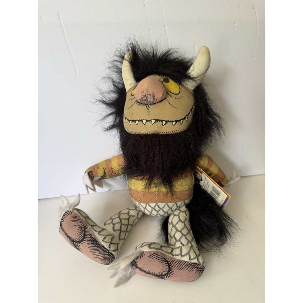 Where the Wild Things Are Moishe Plush Stuffed Toy Doll 1980 Maurice Sendak Binj